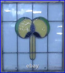 Pretty Abstract Midsize Old English Leaded Stained Glass Window 25.5 X 18 Pretty Abstract Midsize Old English Leaded Stained Glass Window 25.5 X 18