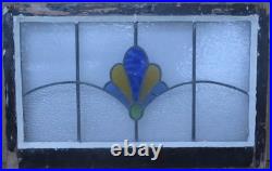 Pretty Abstract Midsize Old English Leaded Stained Glass Window 27.25 X 17.25 Pretty Abstract Midsize Old English Leaded Stained Glass Window 27.25 X 17.25