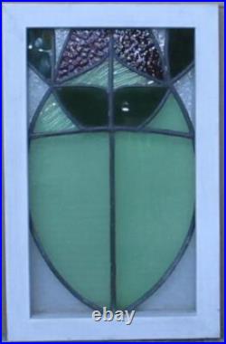 Pretty Abstract Old English Leaded Stained Glass Window 13.75 X 21.5 Pretty Abstract Old English Leaded Stained Glass Window 13.75 X 21.5