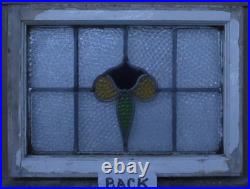 Pretty Floral Old English Leaded Stained Glass Window 21 X 15.5 Pretty Floral Old English Leaded Stained Glass Window 21 X 15.5