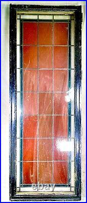 Real Leaded Glass Window in Real Wood Frame Double Glazed for Insulation