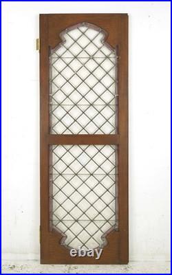 Reclaimed Tudor Chestnut Leaded Glass Casement Window Door