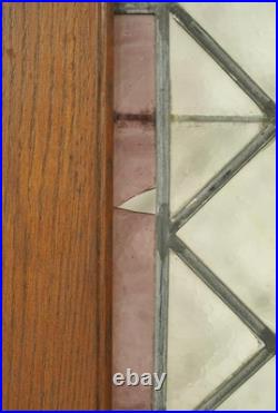 Reclaimed Tudor Chestnut Leaded Glass Casement Window Door