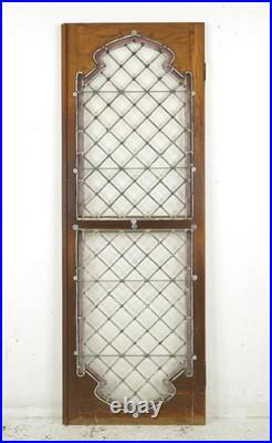 Reclaimed Tudor Chestnut Leaded Glass Casement Window Door
