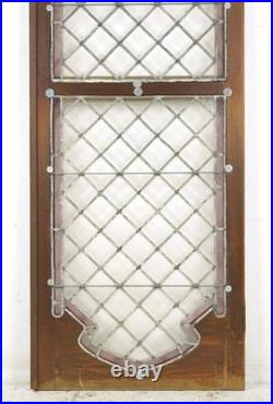 Reclaimed Tudor Chestnut Leaded Glass Casement Window Door