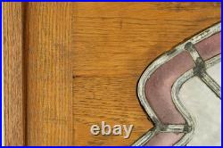 Reclaimed Tudor Chestnut Leaded Glass Casement Window Door