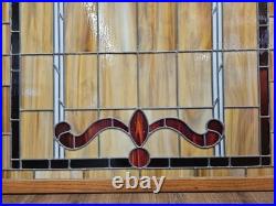 Red Stain Glass Window Large 53/35
