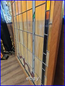 Red Stain Glass Window Large 53/35