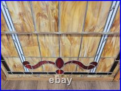 Red Stain Glass Window Large 53/35