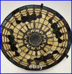 Reproduction Tiffany Style Leaded Glass Ceiling Lamp Shade