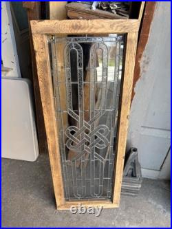 Restored Antique Stained Glass Transom Window 48 X 18 Architectural Salvage Restored Antique Stained Glass Transom Window 48 X 18 Architectural Salvage
