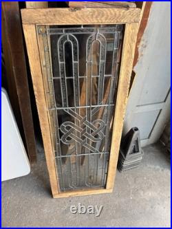 Restored Antique Stained Glass Transom Window 48 X 18 Architectural Salvage Restored Antique Stained Glass Transom Window 48 X 18 Architectural Salvage