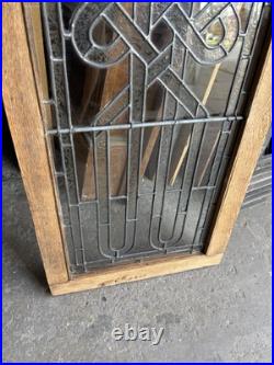 Restored Antique Stained Glass Transom Window 48 X 18 Architectural Salvage Restored Antique Stained Glass Transom Window 48 X 18 Architectural Salvage