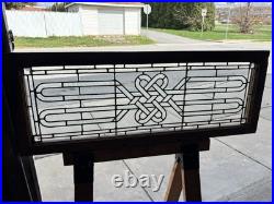 Restored Antique Stained Glass Transom Window 48 X 18 Architectural Salvage Restored Antique Stained Glass Transom Window 48 X 18 Architectural Salvage