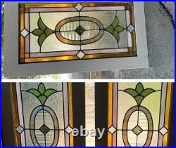 SET of (3) ANTIQUE STAINED GLASS WINDOWS COAL REGION OF PA, GOOD CONDITION SET of (3) ANTIQUE STAINED GLASS WINDOWS COAL REGION OF PA, GOOD CONDITION