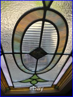 SET of (3) ANTIQUE STAINED GLASS WINDOWS COAL REGION OF PA, GOOD CONDITION SET of (3) ANTIQUE STAINED GLASS WINDOWS COAL REGION OF PA, GOOD CONDITION