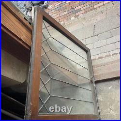 SG4460 2av price each antique leaded glass window 30.5 x 31.5 hi