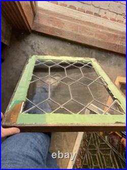 SG4481 antique leaded glass geometric window 24.5 x 29.5 SG4481 antique leaded glass geometric window 24.5 x 29.5