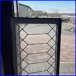SG4667 Antique leaded glass Transom Window 19.25 x 44
