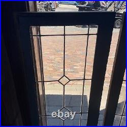 SG4750 2 av Price each antique leaded glass Transom Window 19 x 52