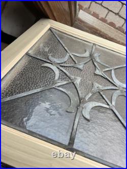 SG4954 Two Av price each antique leaded glass window 20.25 x 21
