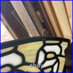 SG5048 Antique leaded glass Arch Window holiness 32 x 10 SG5048 Antique leaded glass Arch Window holiness 32 x 10