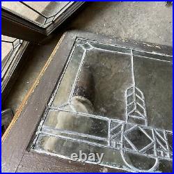 SG 3966-5 available Price each antique Leaded Glass Window 22.25 x 24.5