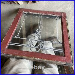 SG 3966-5 available Price each antique Leaded Glass Window 22.25 x 24.5