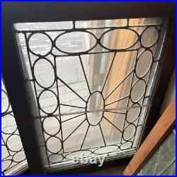 SG 4110 three available price each Antique leadedglass Window 24.5 x 34.25