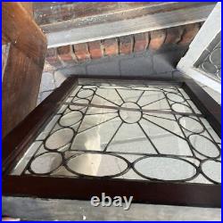SG 4110 three available price each Antique leadedglass Window 24.5 x 34.25