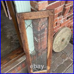 SG 4263 Antique Leaded glassWindow, 13.25 x 38.25