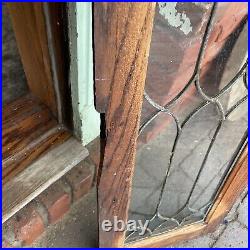 SG 4263 Antique Leaded glassWindow, 13.25 x 38.25