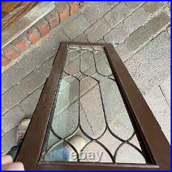 SG 4263 Antique Leaded glassWindow, 13.25 x 38.25