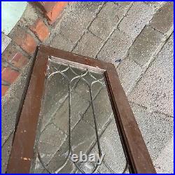 SG 4263 Antique Leaded glassWindow, 13.25 x 38.25