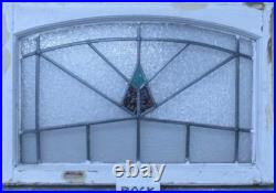 SIMPLE GEOMETRIC MIDSIZE OLD ENGLISH LEADED STAINED GLASS WINDOW 26 1/4 x 18 SIMPLE GEOMETRIC MIDSIZE OLD ENGLISH LEADED STAINED GLASS WINDOW 26 1/4 x 18