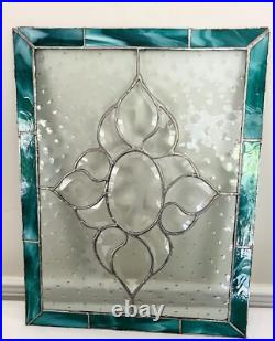 STAINED GLASS with ETCHED BALLET DANCER 17 x 22 STAINED GLASS with ETCHED BALLET DANCER 17 x 22