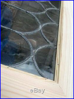 Sg 3231 Antique Leaded glass Transom Window Newframe 18.75 x 24.75