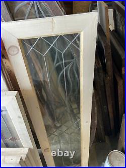 Sg 3877 2available Price Each Antique Leaded Glass windows 16 x 59