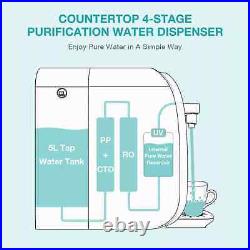 SimPure Y7P-BW UV Countertop Reverse Osmosis for Water Filtration Purification