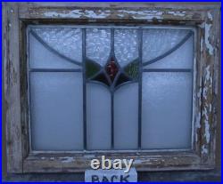 Simple Abstract Old English Leaded Stained Glass Window 20.5 X 16.25