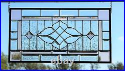 Sophistiction Beveld Stained Glass Window Panel-26 5/8x 14 5/8