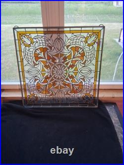 Stained And Leaded Glass Window