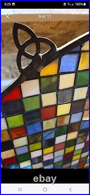 Stained Glass Arch Window 35.5 x 18, Stunning