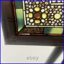 Stained Glass Guild John La Farge Peonies in the Wind Tableau Window Panel Stained Glass Guild John La Farge Peonies in the Wind Tableau Window Panel