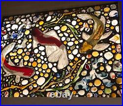 Stained Glass Jeweled window by Salvatore Polizzi