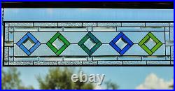 Stained Glass Panel, Transom, Sidelight-35.5 x 9.5