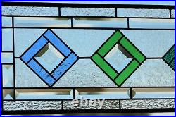 Stained Glass Panel, Transom, Sidelight-35.5 x 9.5