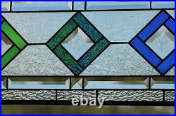 Stained Glass Panel, Transom, Sidelight-35.5 x 9.5