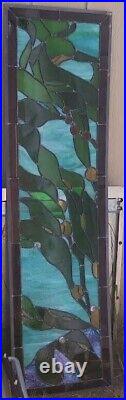 Stained Glass Panel Window Sun Catcher Divider 58x16