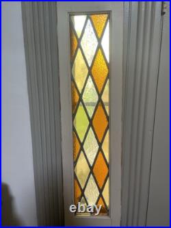 Stained Glass Panels, Vintage/antique Stained Glass, Harlequin Stained Glass